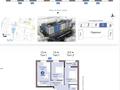 3-бөлмелі пәтер · 93.2 м² · 4/9 қабат, Шафика Чокина 4, бағасы: ~ 54.5 млн ₸ в Астане, Нура р-н