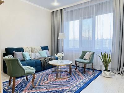 2-бөлмелі пәтер · 52 м² · 9/14 қабат, Достык — ТРЦ Керуен, Байтерек, Абудаби, бағасы: 25 000 ₸ в Астане, Есильский р-н