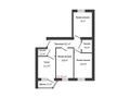 3-бөлмелі пәтер · 74.2 м² · 4/9 қабат, 1 микрорайон, бағасы: 17.5 млн ₸ в Актобе — фото 12
