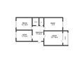 3-бөлмелі пәтер · 56.3 м² · 2/5 қабат, Амангельды 76, бағасы: 26 млн ₸ в Костанае — фото 3