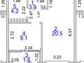 1-комнатная квартира · 39.3 м² · 9/9 этаж, мкр Нуркент, Турара Рыскулова 2Б/1 за 30.5 млн ₸ в Алматы, Алатауский р-н
