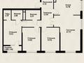4-бөлмелі пәтер · 121 м² · 4/12 қабат, Макатаева - Байтурсынова, бағасы: 99.5 млн ₸ в Алматы, Алмалинский р-н