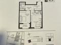 2-комнатная квартира · 55.34 м² · 11/22 этаж, Туран за 70 млн ₸ в Астане — фото 21
