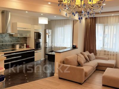 3-бөлмелі пәтер · 105 м² · 6/18 қабат, Туркестан 2, бағасы: 68 млн ₸ в Астане, Есильский р-н