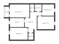 4-комнатная квартира · 78 м² · 5/5 этаж, мкр Боровской 56 за 18 млн ₸ в Кокшетау — фото 8