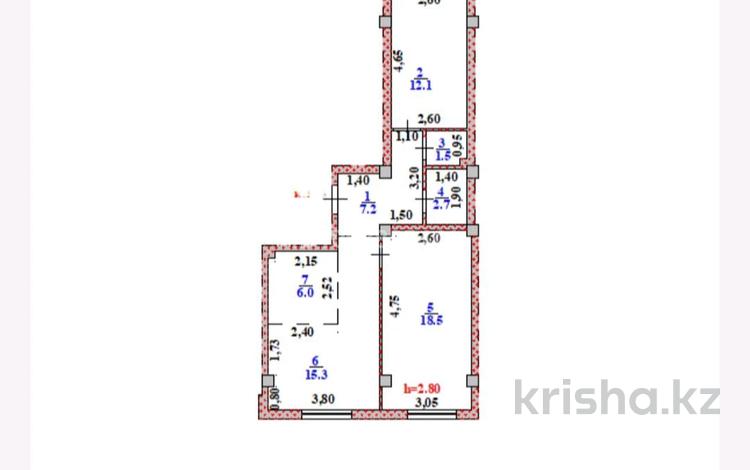 3-бөлмелі пәтер · 64 м² · 2/3 қабат, мкр Теректы, Устирт — ИПОТЕКА НАУРЫЗ, бағасы: 38 млн ₸ в Алматы, Алатауский р-н — фото 84