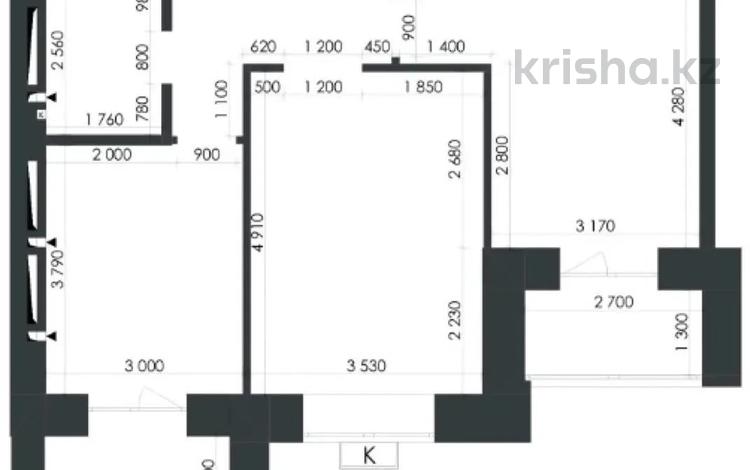 2-комнатная квартира · 60 м² · 12/13 этаж, мкр Юго-Восток, ул.Карбышева — Школа 66 за 25 млн ₸ в Караганде, Казыбек би р-н — фото 2