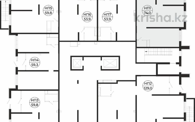 Свободное назначение · 74 м² за 96.2 млн ₸ в Астане, Есильский р-н — фото 2