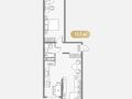 3-бөлмелі пәтер · 73.7 м² · 8/9 қабат, Шұғыла ш/а. 342/1 — проспект Абая / Строительная, бағасы: 37.5 млн ₸ в Алматы, Наурызбайский р-н — фото 3