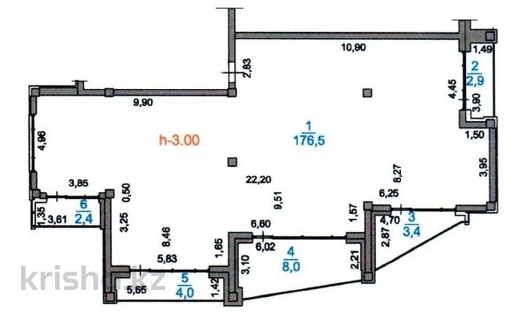 4-бөлмелі пәтер · 197.2 м² · 2/3 қабат, Тау Самал ш/а., Оспанова, бағасы: 335 млн ₸ в Алматы, Медеуский р-н — фото 2