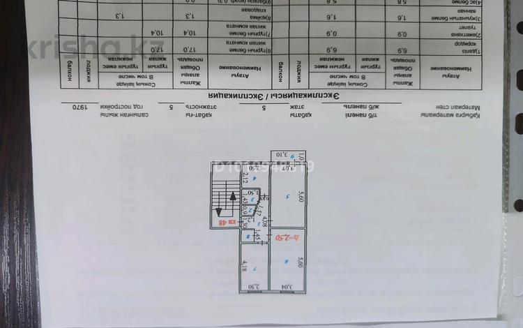 3-бөлмелі пәтер · 62 м² · 5/5 қабат, 1 мкр 35, бағасы: 6 млн ₸ в Жанатасе — фото 2