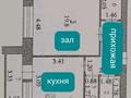 1-бөлмелі пәтер · 45.7 м² · 9/9 қабат, мкр 12, Бокенбай Батыра — Бокенбай батыра, бағасы: 14.2 млн ₸ в Актобе — фото 2