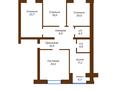 4-комнатная квартира · 132.4 м² · 1/3 этаж, Шапета Коспанова 15 за 43.8 млн ₸ в Уральске — фото 9
