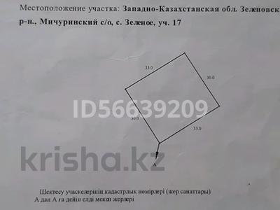 Участок 10 соток, Район Плодоовщной за 2 млн 〒 в Уральске