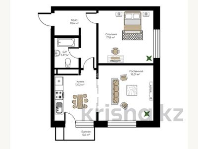 Продажа квартир в Алматы: 2-комнатная квартира · 64.76 м², Торангы 55 за 880 000 〒 2-комнатная квартира · 64.76 м², Торангы 55 за 880 000 〒 в Алматы, Бостандыкский р-н