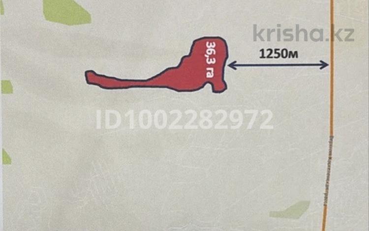 Жер телімі · 36.3 га, Трасса, бағасы: 130 млн ₸ в Каскелене — фото 2