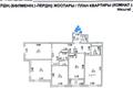 4-комнатная квартира · 107 м² · 7/24 этаж, Калибек Куанышбаев, 9/1, 9/2, 9/3, 11а, 11б, 11/2, 11/3 за 63 млн ₸ в Астане, Алматы р-н — фото 12