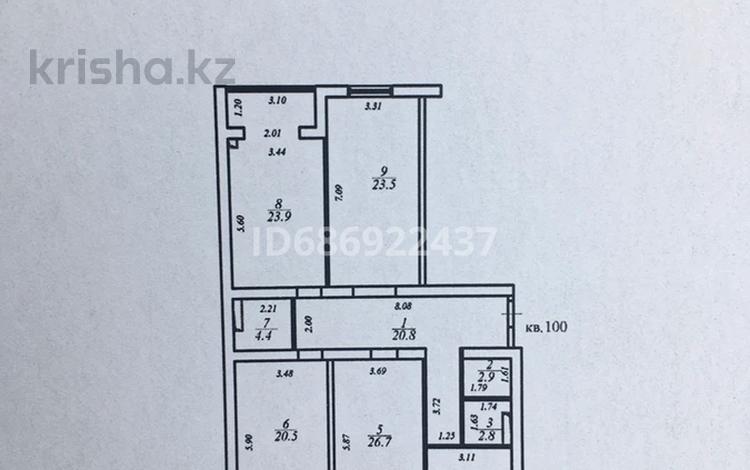 4-комнатная квартира, 138.1 м², 4/5 этаж, 34-й мкр, 34-ш/а. 12 за 42 млн 〒 в Актау, 34-й мкр — фото 3