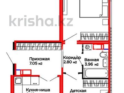 3-комнатная квартира · 63.5 м² · 12/17 этаж, Улы Дала 14 за 44.9 млн ₸ в Астане, Нура р-н