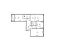 4-комнатная квартира · 84 м² · 10/12 этаж, Санжара Асфендиярова 8 за 57 млн ₸ в Астане, Нура р-н
