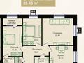 3-комнатная квартира · 88.45 м² · 12/12 этаж, Улы Дала 38/1 за ~ 55.3 млн ₸ в Астане, Нура р-н — фото 6