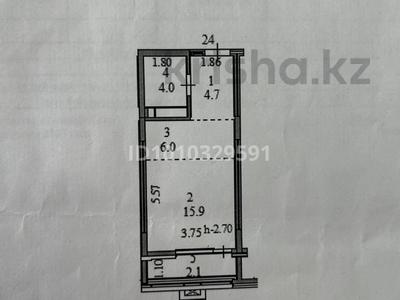 1-комнатная квартира · 32.7 м² · 3/9 этаж, А102 11/2 — ТЦ Метро за 15.5 млн 〒 в Астане, Сарайшык р-н