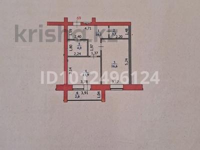 1-комнатная квартира · 50 м² · 6/6 этаж, А.Скоробогатова 67/2 за 25 млн ₸ в Уральске, мкр Школьник