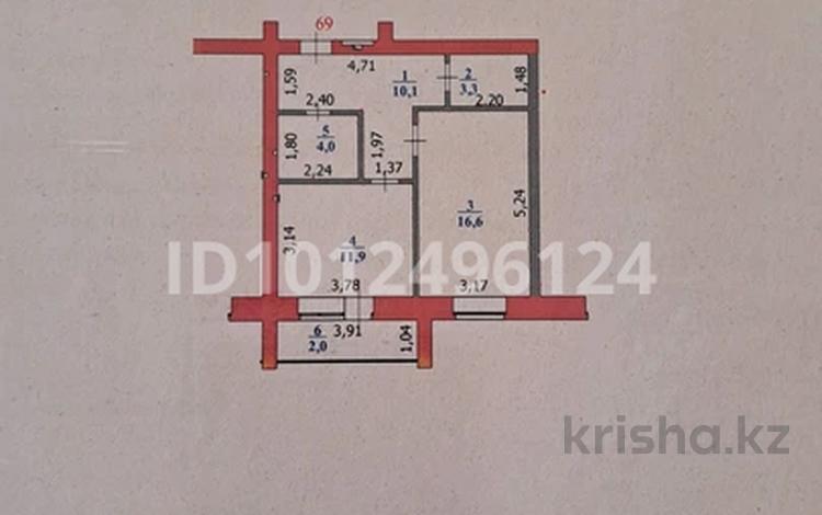 1-комнатная квартира · 50 м² · 6/6 этаж, А.Скоробогатова 67/2 за 25 млн ₸ в Уральске, мкр Школьник — фото 2