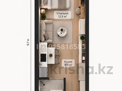 1-комнатная квартира · 29 м² · 5/5 этаж, мкр 20-й 16 за ~ 20.2 млн ₸ в Алматы, Алатауский р-н