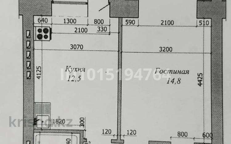 1-бөлмелі пәтер · 47 м² · 3/10 қабат, Алтын орда ш/а. 2 — Алиия молдагулова и Алтын орда, бағасы: 18.5 млн ₸ в Актобе, мкр. Алтын орда — фото 3