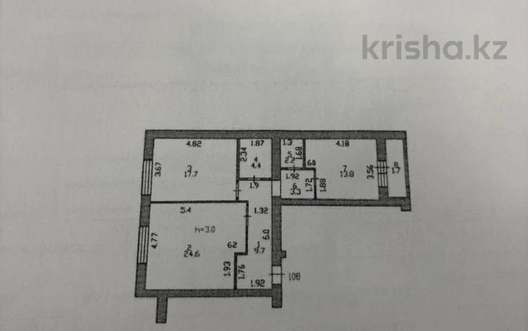 2-комнатная квартира · 79.1 м² · 3/7 этаж, Набережная 23 — Шухова за ~ 38 млн ₸ в Петропавловске — фото 2
