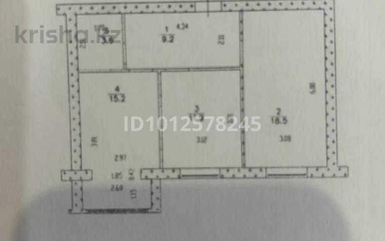 2-бөлмелі пәтер · 58.4 м² · 4/7 қабат, 20-й мкр, Мкрн 20 5, бағасы: 23 млн ₸ в Актау — фото 2