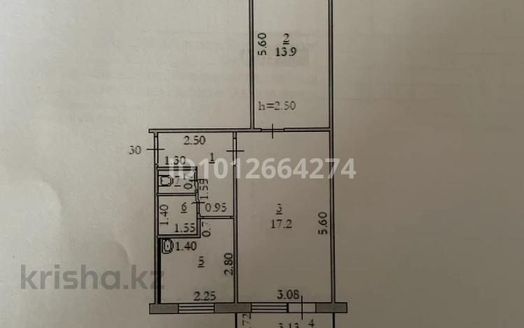 2-бөлмелі пәтер · 44.6 м² · 5/5 қабат, мкр 5 24/1 — проспект Абая-Тургенева, бағасы: 13 млн ₸ в Актобе — фото 2