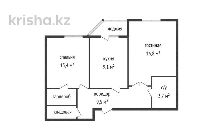 2-бөлмелі пәтер, 60.4 м², 1/9 қабат, Аль-фараби 28, бағасы: 24 млн 〒 в Усть-Каменогорске — фото 8