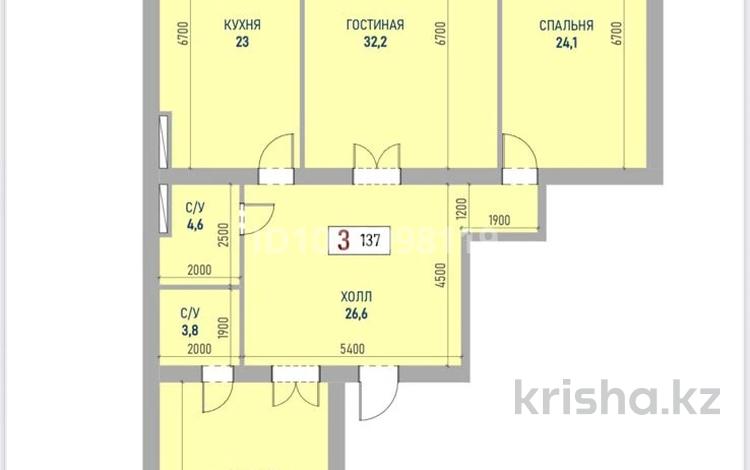 3-комнатная квартира · 137 м² · 1/6 этаж, 42 мкр 2 — Напротив ЖК Манхэттен за ~ 40 млн ₸ в Актау — фото 2