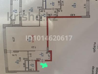 3-комнатная квартира · 98 м² · 6/6 этаж, Бокейхан 38 за 75 млн ₸ в Астане, Есильский р-н