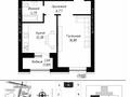 1-комнатная квартира · 44.58 м² · 6/9 этаж, Е 496 7 за 29.9 млн ₸ в Астане