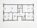 3-комнатная квартира · 77 м² · 1/9 этаж, Жарокова Байкадамова 269 — Байкадамова за 54.5 млн ₸ в Алматы, Бостандыкский р-н — фото 2