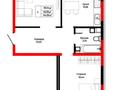 2-комнатная квартира · 66 м² · 9/9 этаж, Шаймерден Косшыгулулы 27/1 — Бейсековой за 32.5 млн ₸ в Астане, Сарыарка р-н — фото 3