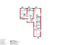 3-бөлмелі пәтер · 83.25 м² · 5/6 қабат, Тараз 8/1, бағасы: ~ 43.3 млн ₸ в Алматы