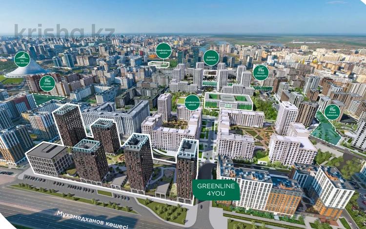 3-комнатная квартира · 113 м² · 16 этаж, Кайым Мухамедханов — ТЕРРАСА СОБСТВЕННАЯ за 100 млн ₸ в Астане, Нура р-н — фото 2
