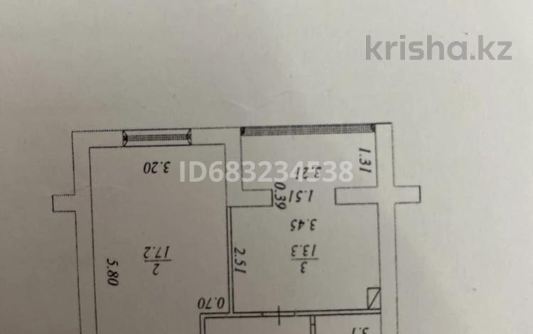 1-комнатная квартира, 38.4 м², 6/6 этаж, 38 мкрн