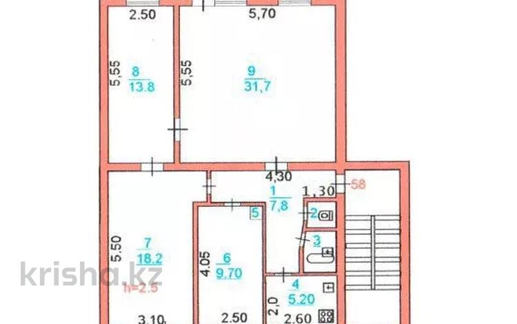4-комнатная квартира, 91.8 м², 3/5 этаж, Алипова 2 — Азаттык-Алипова за ~ 24 млн 〒 в Атырау — фото 2