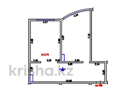 2-комнатная квартира · 76.7 м² · 15/15 этаж, Навои 9/1 — Джандосова за 49 млн ₸ в Алматы, Ауэзовский р-н