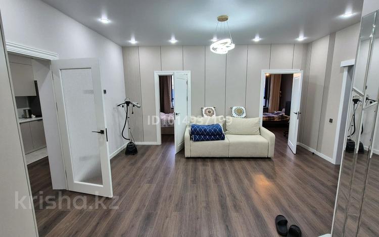 3-бөлмелі пәтер · 75 м² · 5/7 қабат, Томирис ш.а., Рыскулова 103/6, бағасы: 50 млн ₸ в Алматы, Алатауский р-н — фото 2
