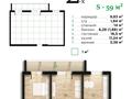 2-комнатная квартира · 59 м² · 2/7 этаж, Илияса Есенберлина 80 за ~ 24.8 млн ₸ в Усть-Каменогорске