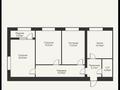 3-бөлмелі пәтер · 99.45 м² · 2/5 қабат, Кокжал Барака 18 А, бағасы: ~ 42.3 млн ₸ в Усть-Каменогорске — фото 10