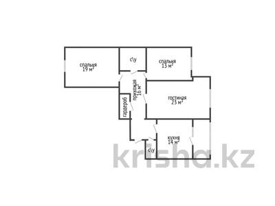 3-бөлмелі пәтер · 100 м² · 8/9 қабат, Курганская 2В, бағасы: 35.5 млн ₸ в Костанае