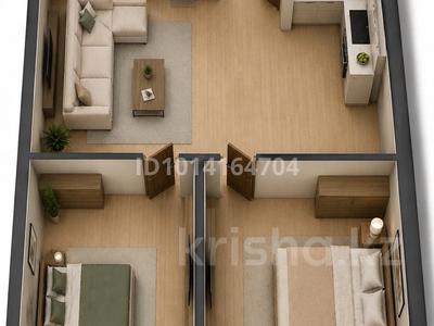 2-бөлмелі пәтер · 50.34 м² · 2/7 қабат, Алатауская трасса 10, бағасы: ~ 24.8 млн ₸ в 