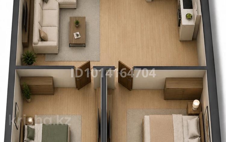 2-комнатная квартира · 50.34 м² · 2/7 этаж, Алатауская трасса 10 за ~ 24.8 млн ₸ в  — фото 10